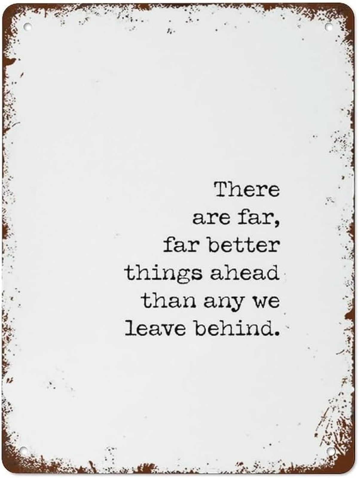 IDGTTLDF Nostalgic Quote Vintage Metal Plaque For Office Waiting Room Reception Area Wall Decor 8 X 12 in