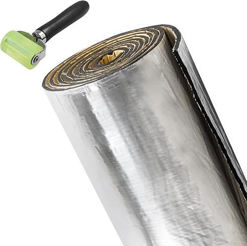 BuyUneed Alfombrilla aislante autoadhesiva de 200 mil para rueda de automóvil (4 pies x 3.2 pies a 13 pies cuadrados)