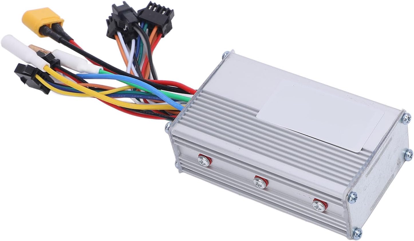 52V 25A 1200W Electric Bike Controller, High Power Motor Speed Controller for Dual Drive & Rear Wheel E Bikes Scooters