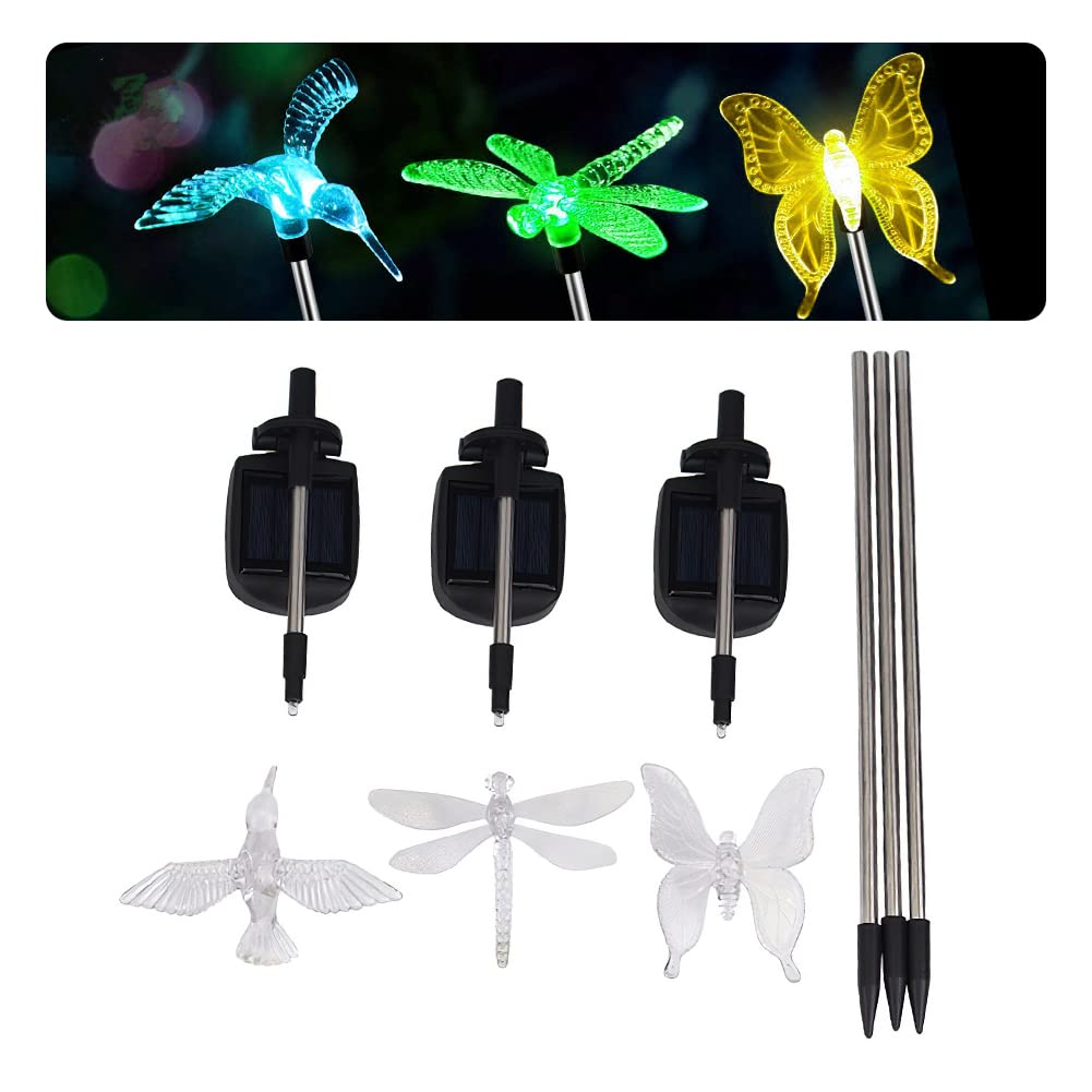 Pack de 2 apliques solares de exterior luz LED blanco cálido negro con