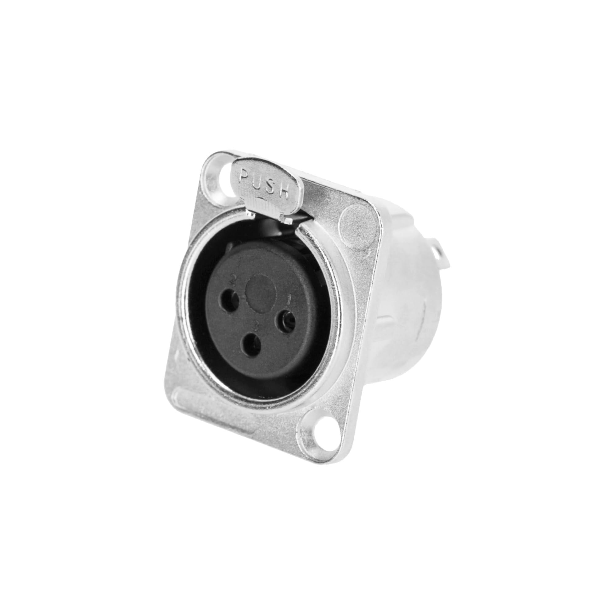 Adam Hall Connectors 7837 - gniazdo montażowe XLR żeńskie typu D
