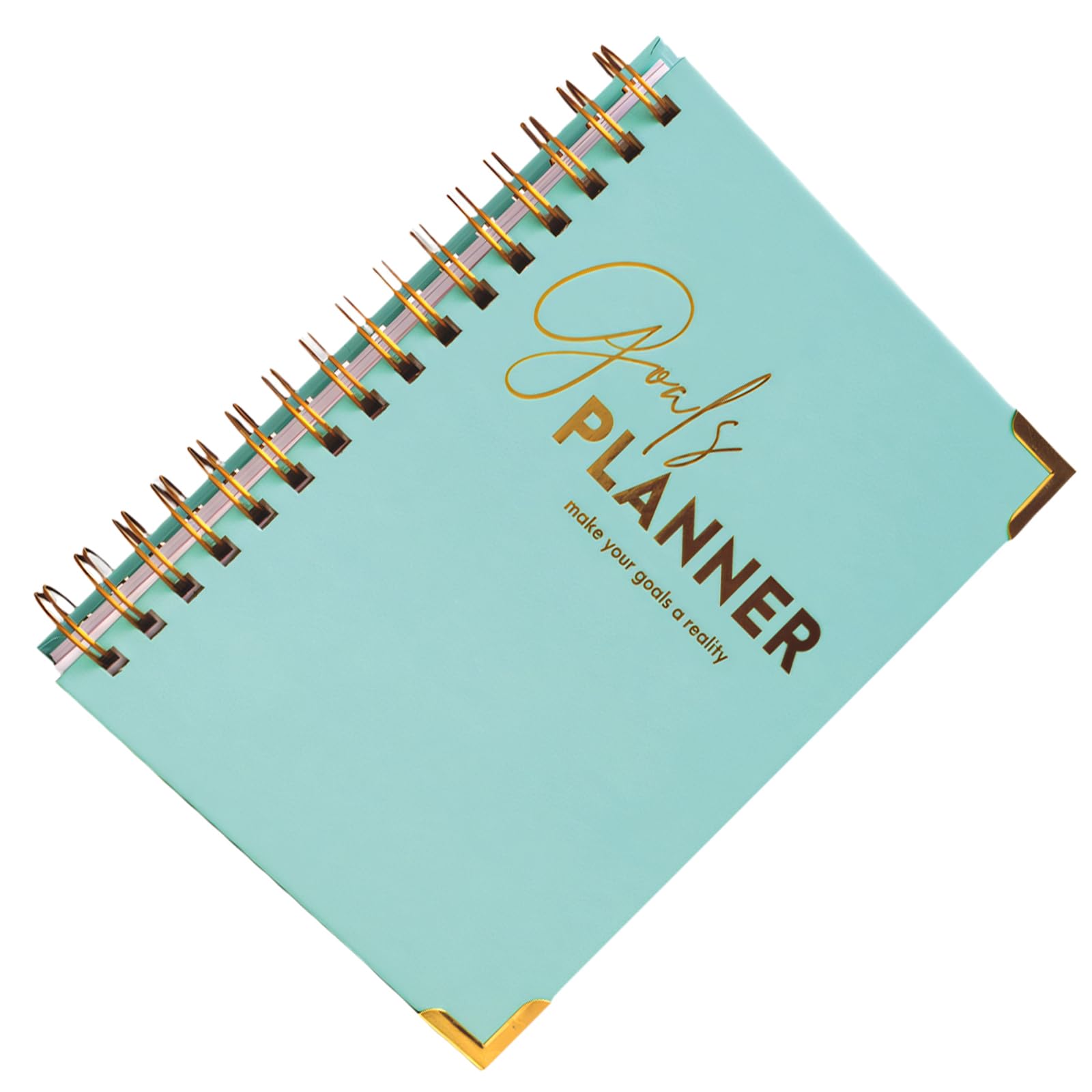 Agenda premium con copertina rigida con pagine degli obiettivi annuali e sezioni per appunti gestione efficace del Agenda premium con copertina rigida con sezioni mensili settimanali