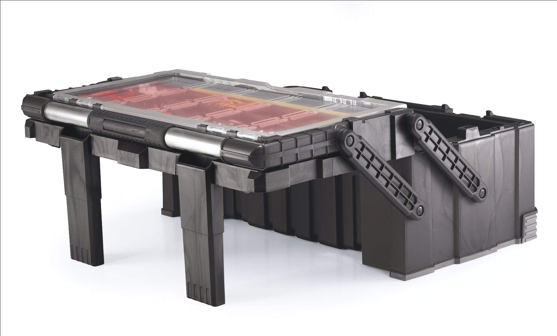 Cassetta porta utensili Cantilever Pro Tool Box colore: rosso / grigio