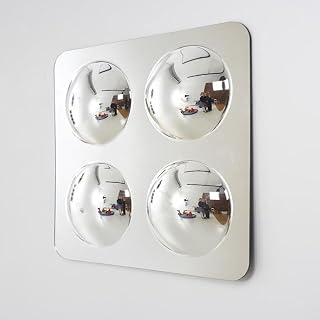 TickiT 72406 Large 4-Domed Acrylic Mirror Panel, one size
