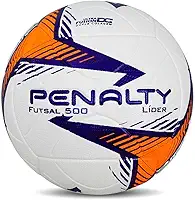 Bola Penalty Líder XXIV Futsal Branca e Laranja