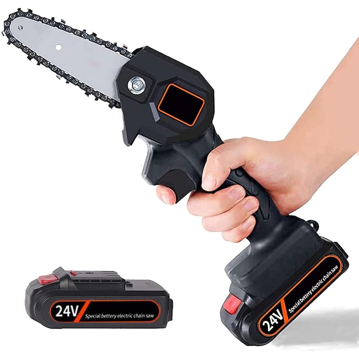 Buy OICGOO Mini Chainsaw, 4Inch Handheld Mini Chainsaw Cordless Power