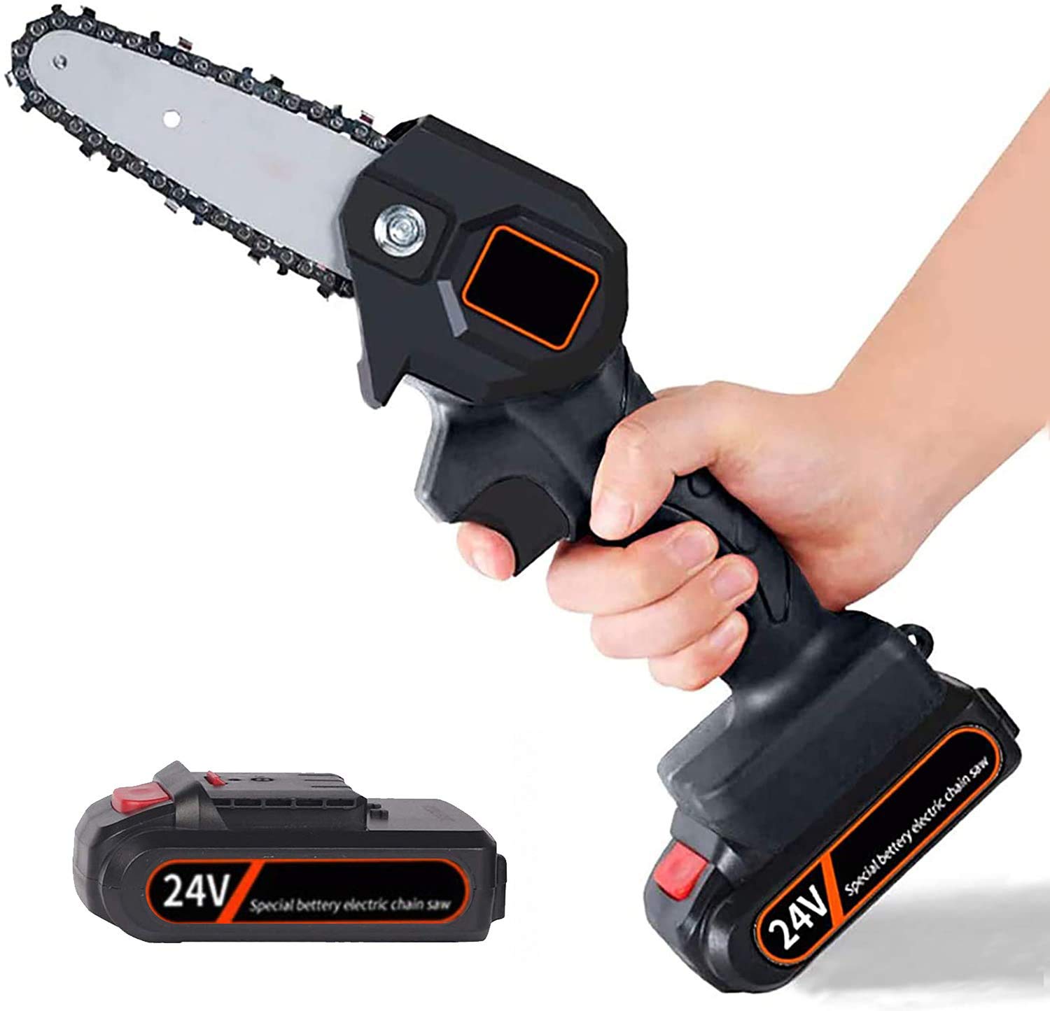 Buy OICGOO Mini Chainsaw, 4Inch Handheld Mini Chainsaw Cordless Power