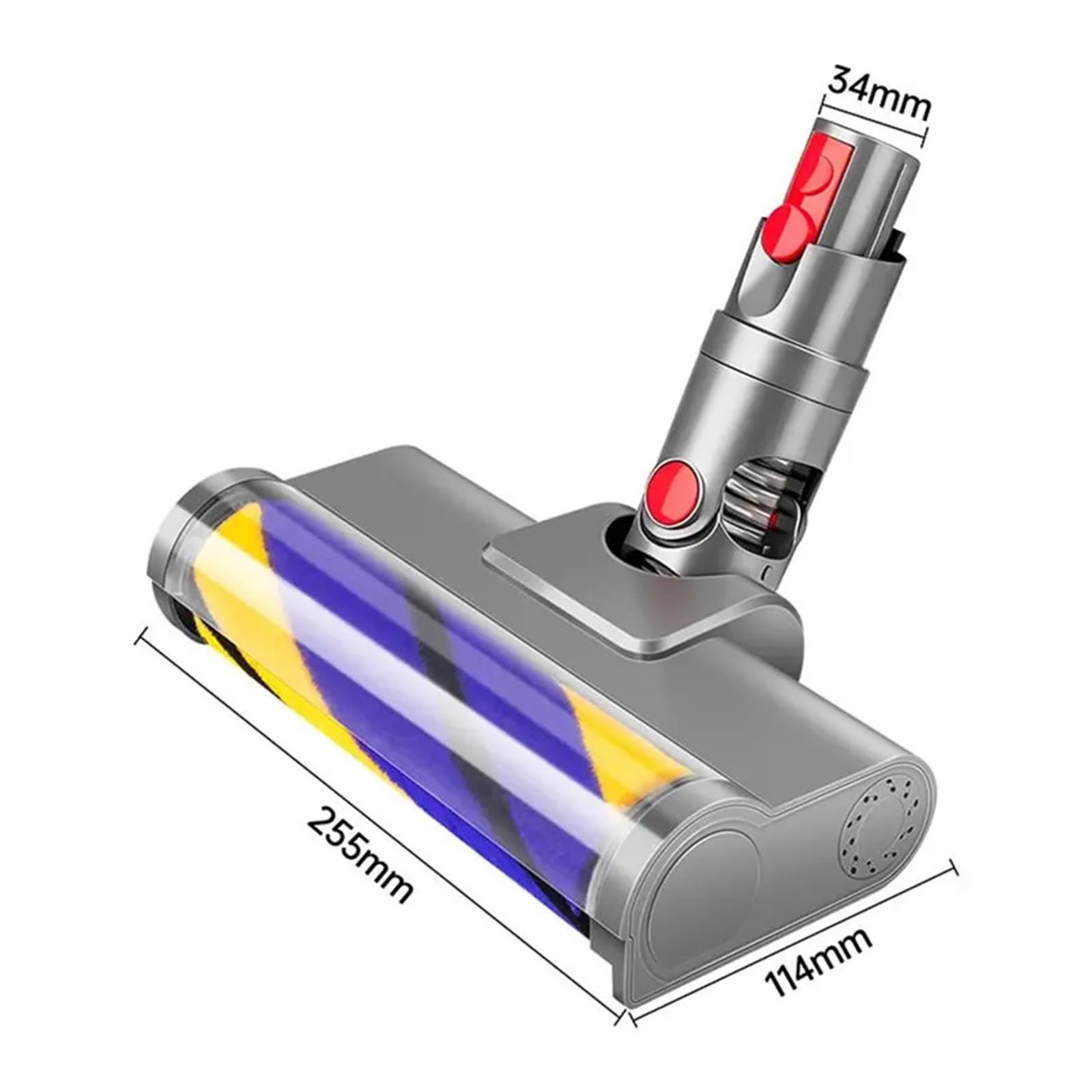 Cabezal de aspiradora de repuesto, piezas de aspiradoras, cabezal de cepillo suave, Compatible con Dyson, V10 V12