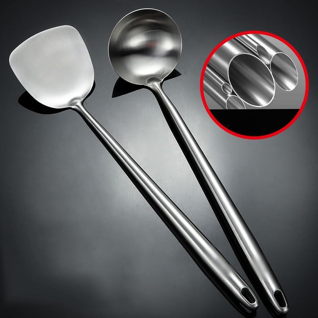 DUYHBAWRS-779 Kitchen Utensils Set, For Non-stick Pan Kitchen Tool Ladle And Wok Spatulas