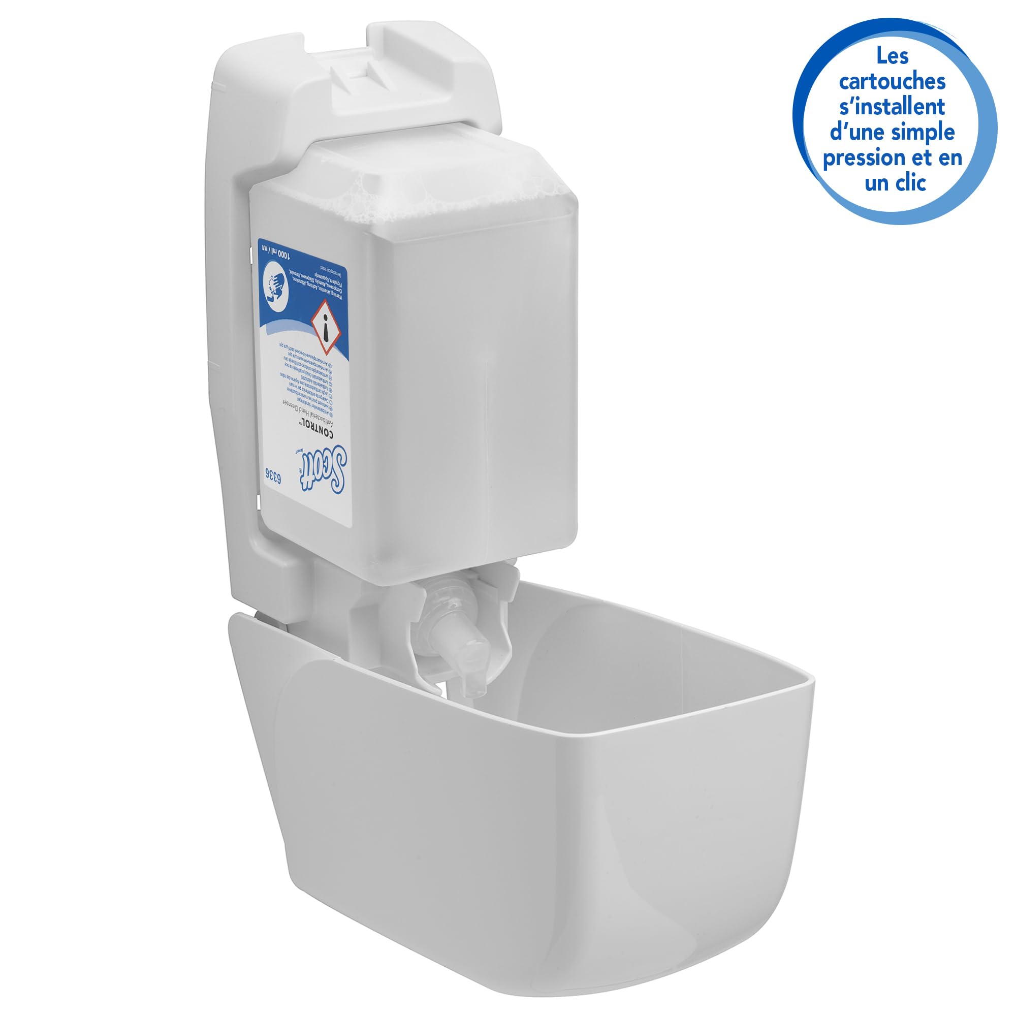 Kleenex 6336 Gel de Manos Bactericida, 6 Estuches X 1 L, Transparente
