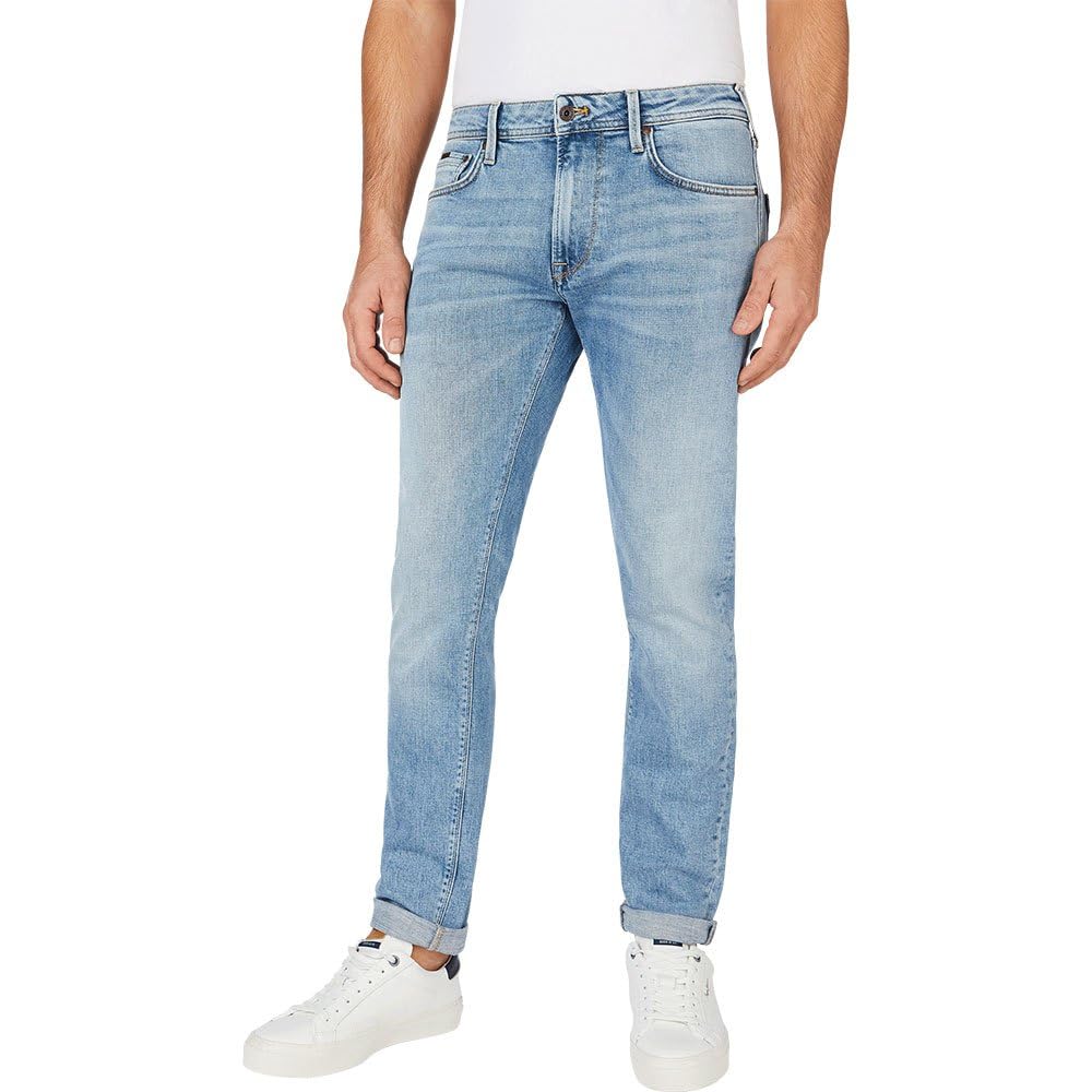 Pepe Jeans Men's Stretch Tapered PM207390 Jeans, Blue (Denim-MN5), 31W / 32L