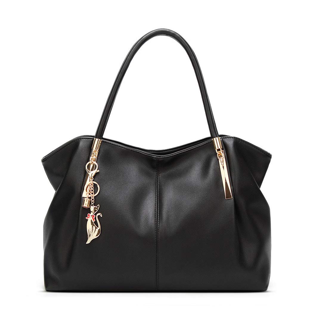 BUKESIYI Donna Borse a Mano Borsa a Tracoll Marca Spalla Elegante Tote 2024 PU Pelle IT77218 Nero