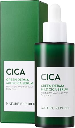 NATURE REPUBLIC グリーンダーマCICA セラム50ml ダーマケアシリーズ シカ成分 しっとり保湿 肌鎮静