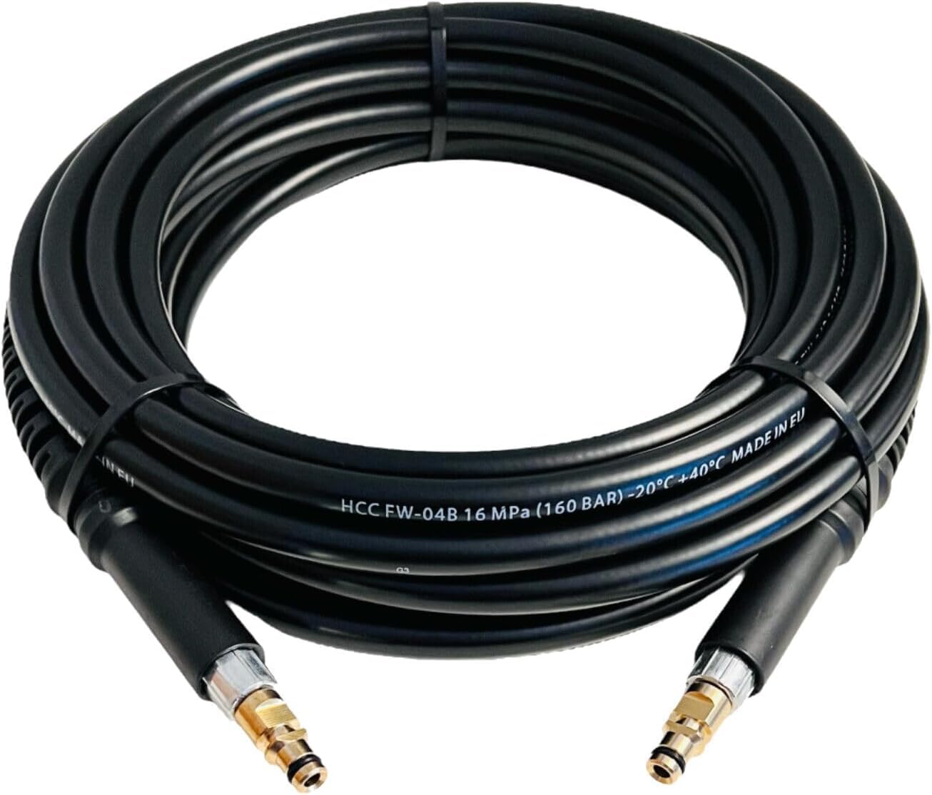 Wąż wysokociśnieniowy do myjki wysokociśnieniowej Kärcher K2 K3 K4 K5 K6 K7 Home & Garden serii od roku produkcji 2008 z systemem wtykowym Click Quick Connect, jak 2.641-721.0 dwustronne przyłącze Quick Click (50 metrów)