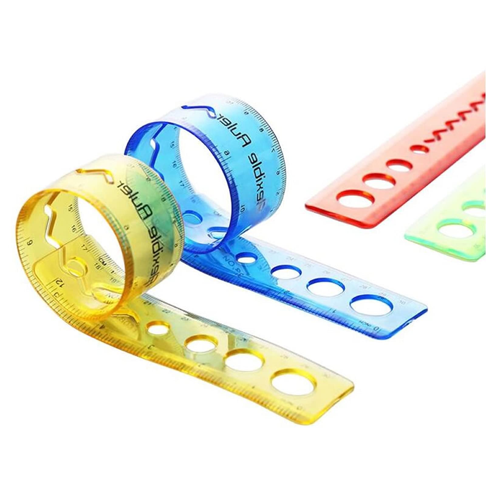 Cône De Signalisation Souple - 10 Cm - Couleurs Vives (Bleu, Vert, Rouge, Jaune) - Base Large 9x9 Cm - Pour Sport, Événements, Sécurité