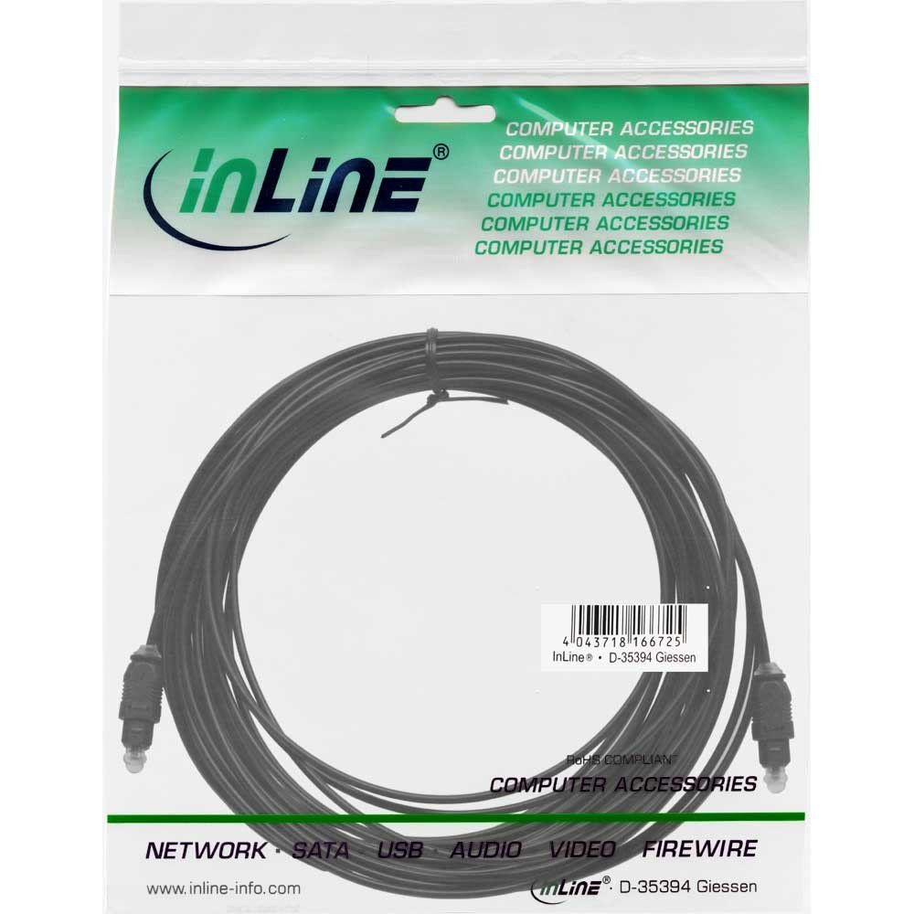 InLine OPTO kabel audio, Toslink, wtyczka/wtyczka, 20 m