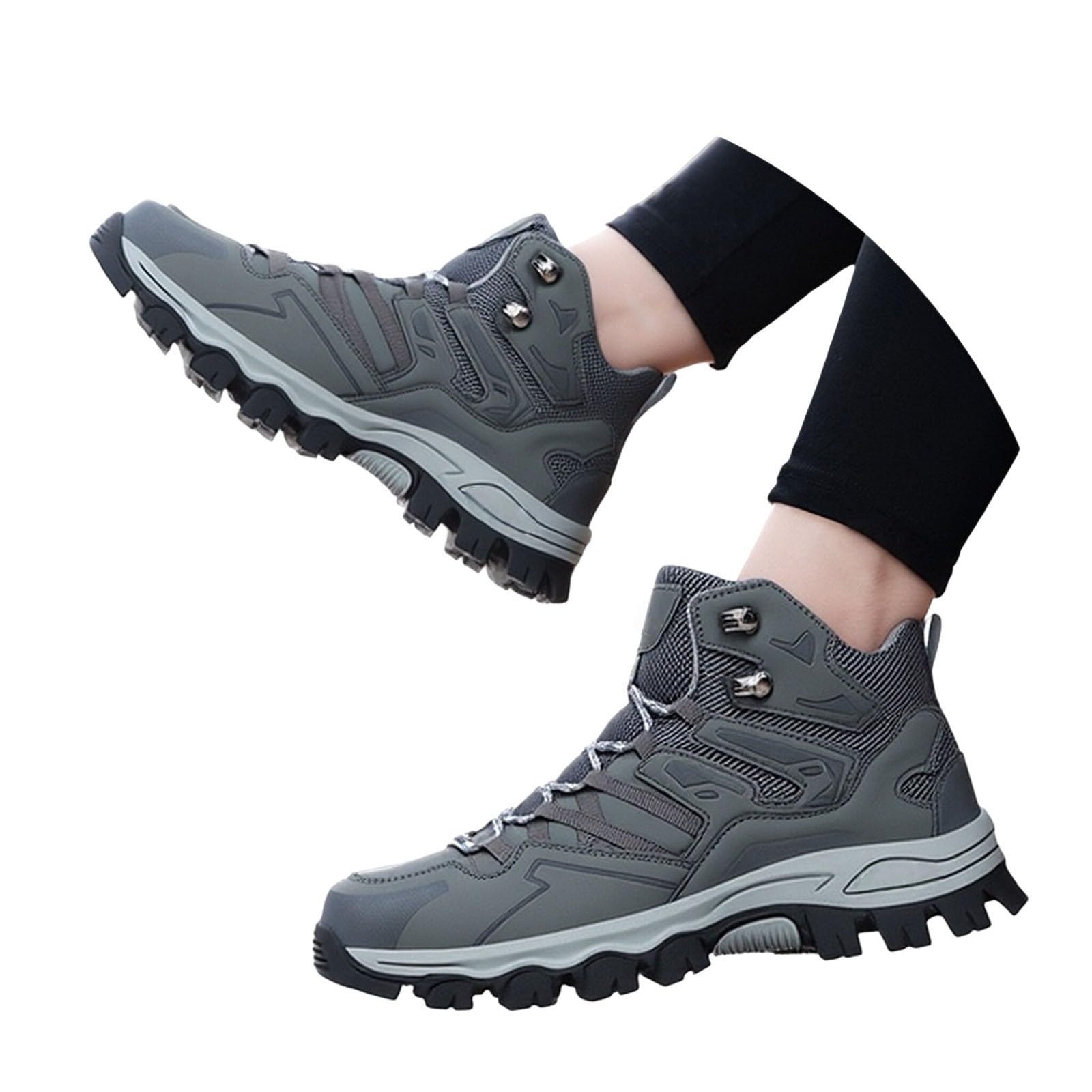 Scarpe da trekking da donna, impermeabili, per piedi larghi, scarpe da montagna, trail running, camminate, traspiranti, antiscivolo, comodi stivali da trekking