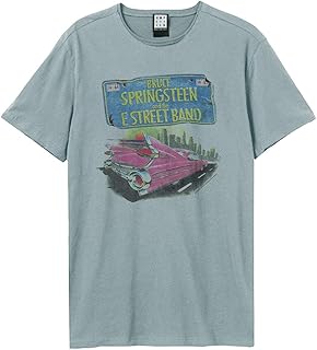 Camiseta unisex para adultos, color rosa, Cadi Bruce Springsteen