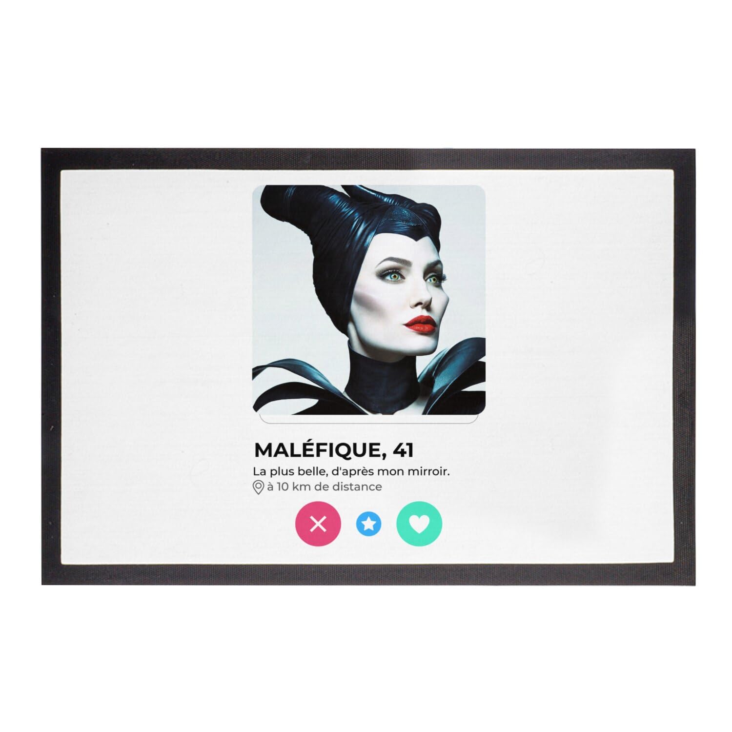 Paillasson Maléfique 60x40 cm pour éviter la saleté avec style