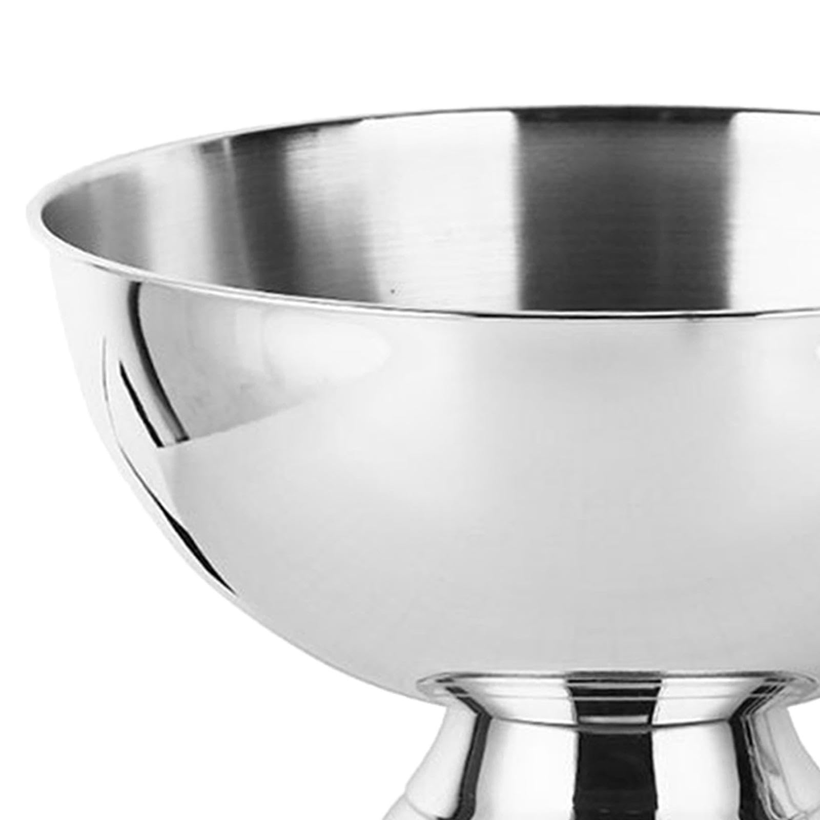 Qectial Cubeta de Hielo de Acero Inoxidable Recipiente para Hielo de Vino Barril para Enfriar Bebidas Material Resistente Adecuado para Reuniones