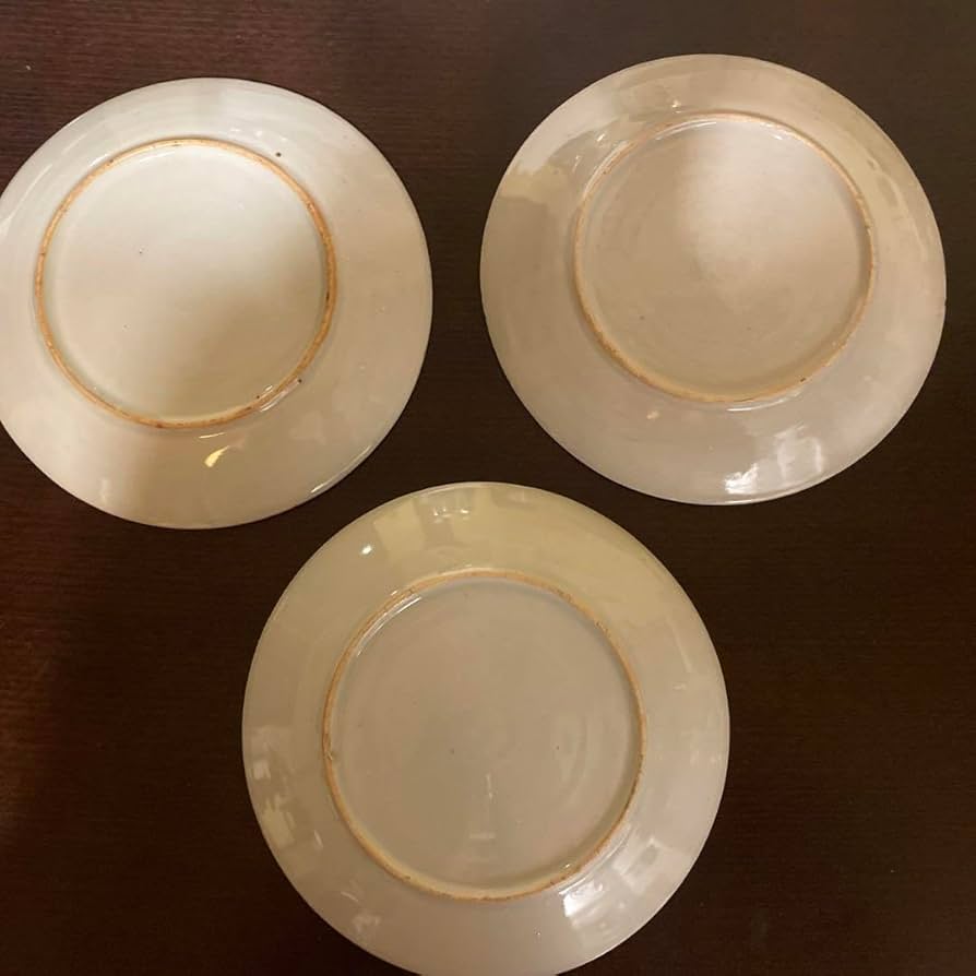 骨董小皿三枚 Amazon | 骨董品 古伊万里 三枚組 イゲ皿 染付 千鳥 花 | ノー