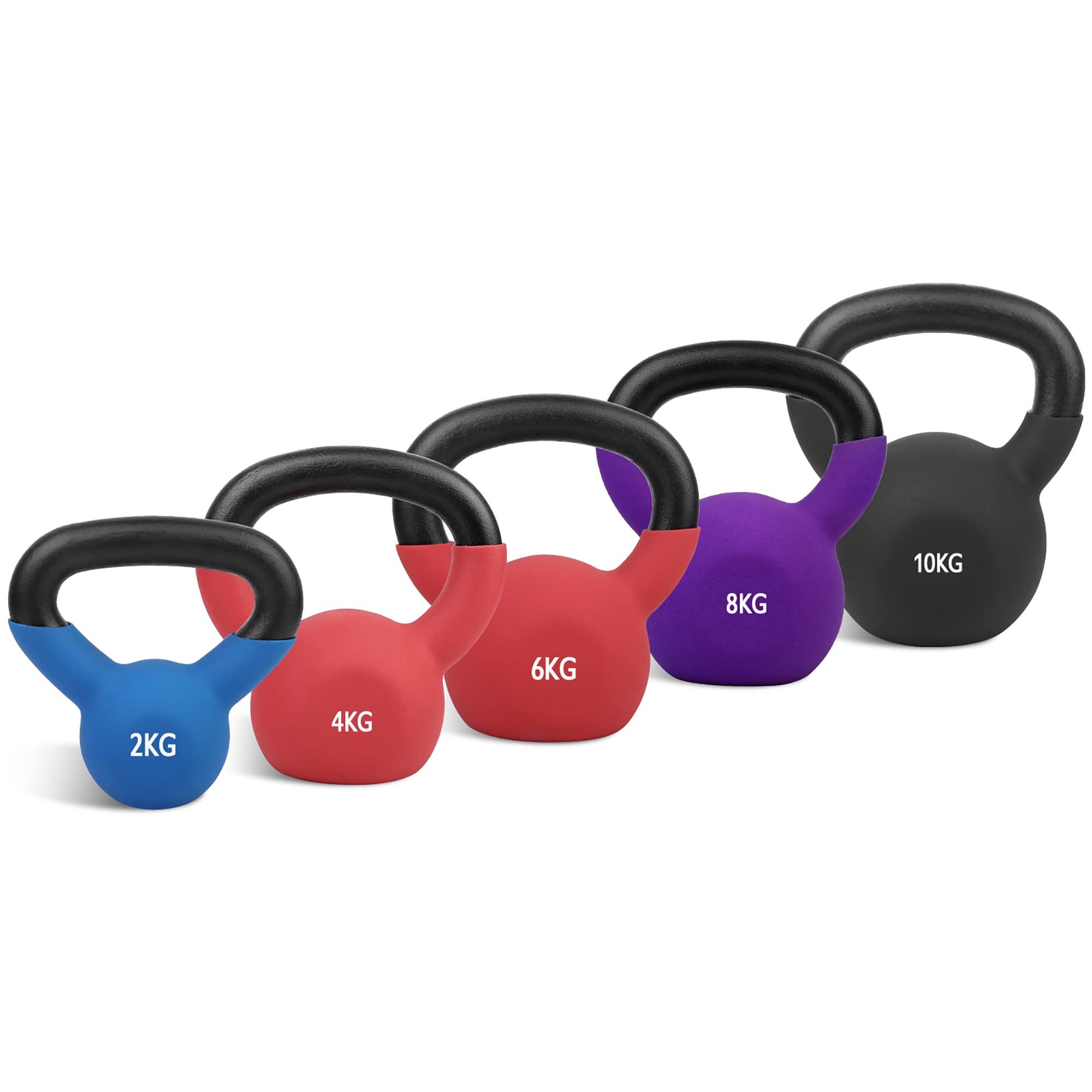 Pesas Rusas Set De Pvc X 2,4,6,8 Kg Kettlebell Sonnos Color