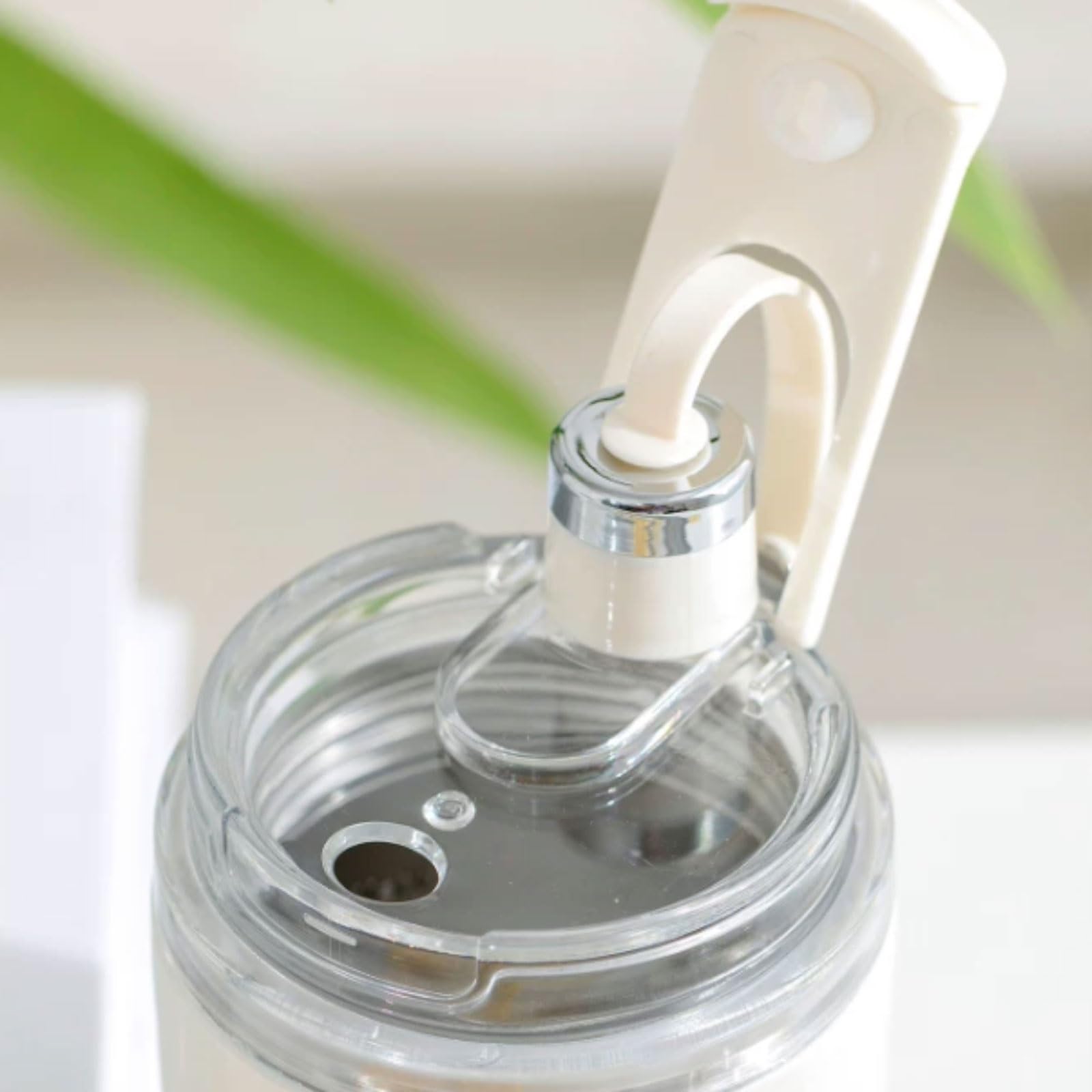 Inalámbrico Licuadora portátil de plástico con tapa for beber directamente, exprimidor portátil recargable for batidos y batidos, 400ml/14oz alta eficiencia