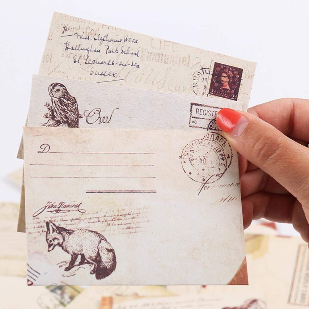 240 stuks Vintage decoratieve papieren enveloppen, VEINARDYL