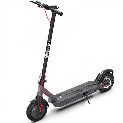 Hiboy S2 Pro/S2 MAX Electric Scooter, 500W Motor, 10" Solid Tires, 25-40.4 Miles Range, 19 Mph Folding Commuter Electric Scooter for Adults (Optional Seat)