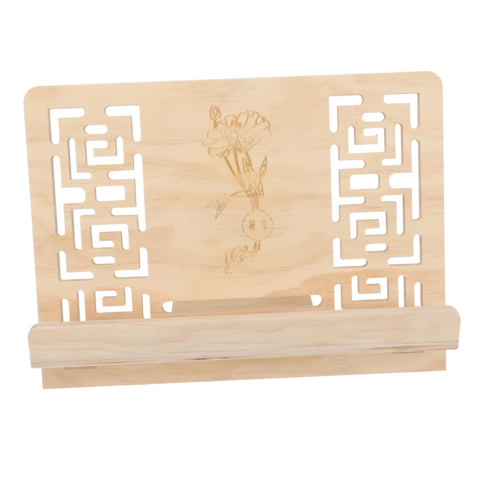 GALPADA Multipurpose Music Score Stand Desktop Sheet Music Holder for Easy Reading Durable Pine Design for Home Office Dorm Library Use