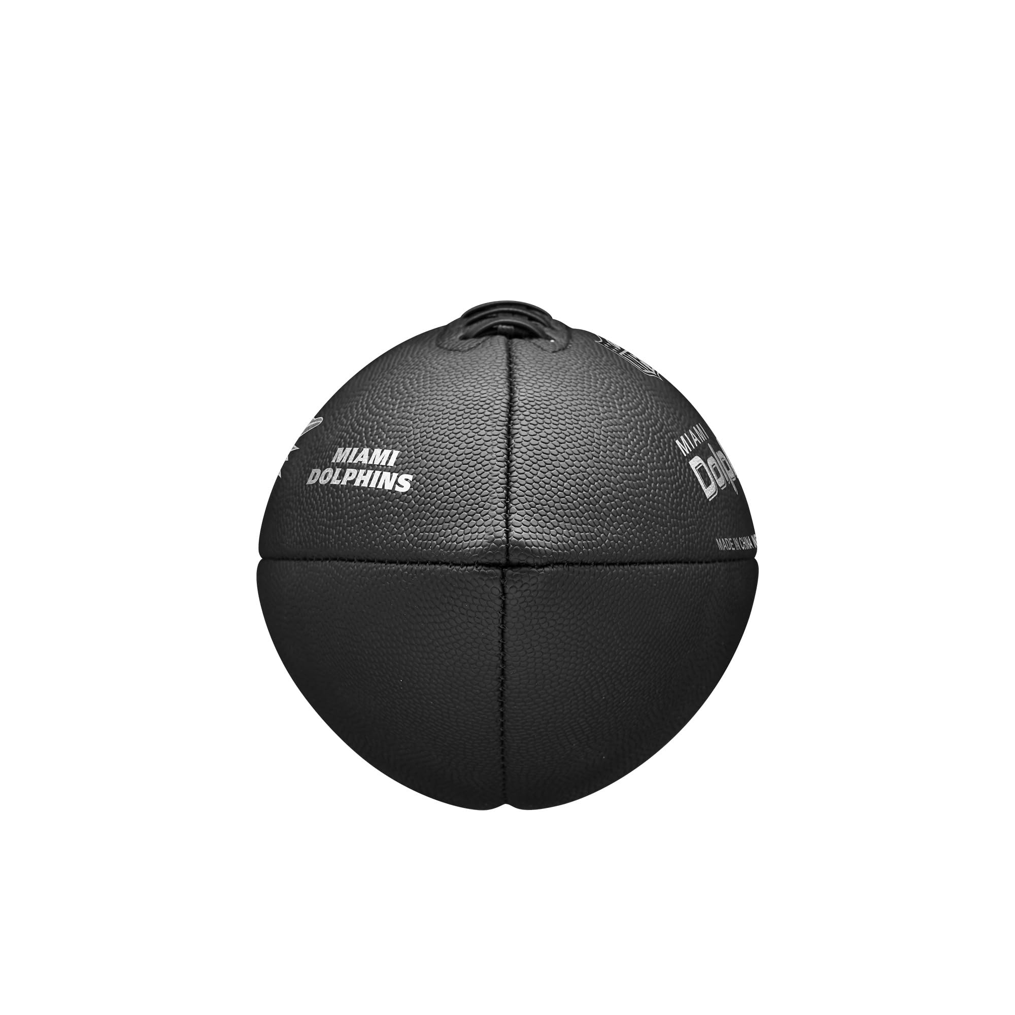 Wilson NFL Team Metallic Premiere Football Ballon Miami Dolphins Taille Officielle