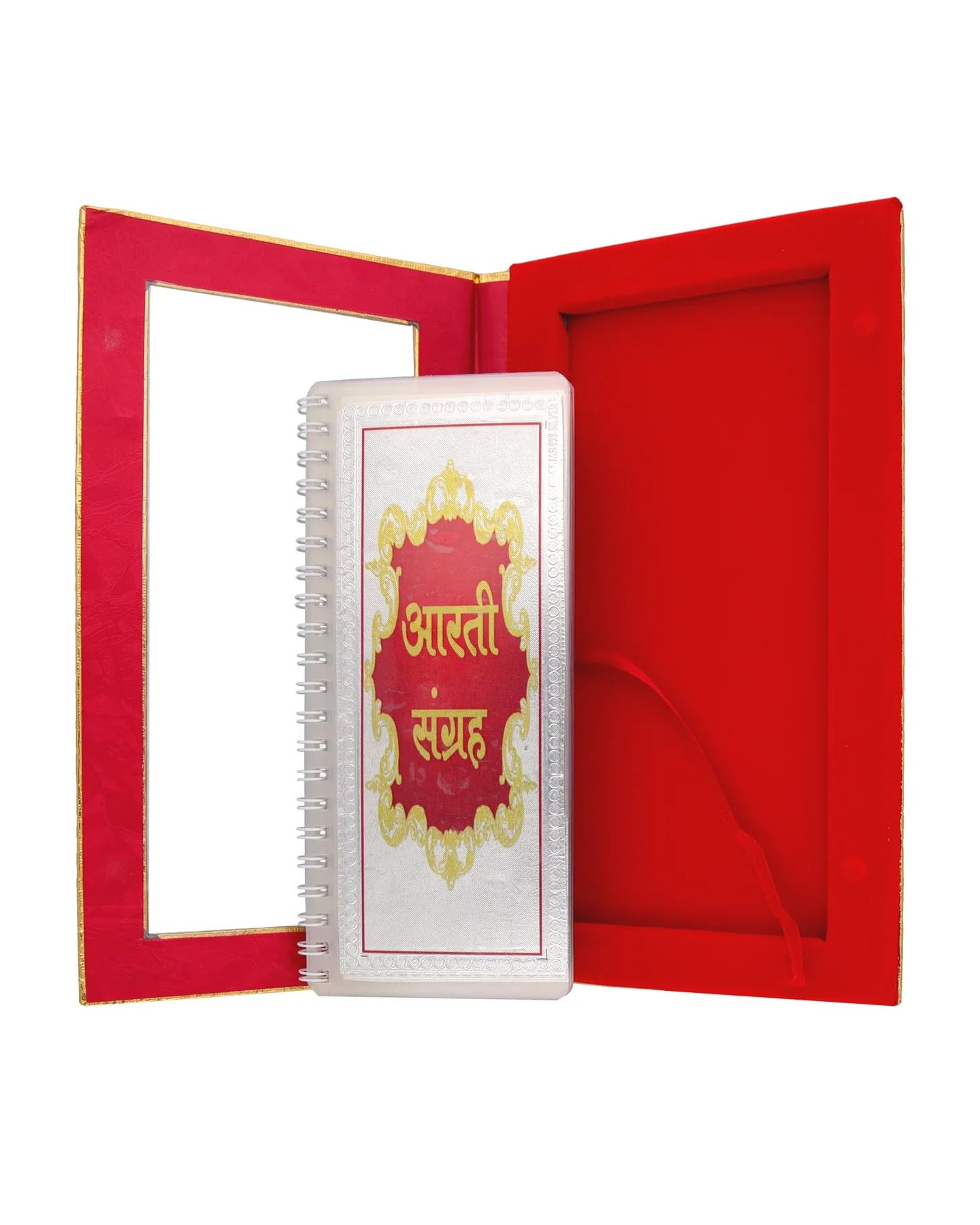 SILVERIC® Aarti Sangrah Book – Pure 999 Silver Foil Edition | Premium Divine Leaf Design | Spiritual Gift & Puja Essentials-image-33