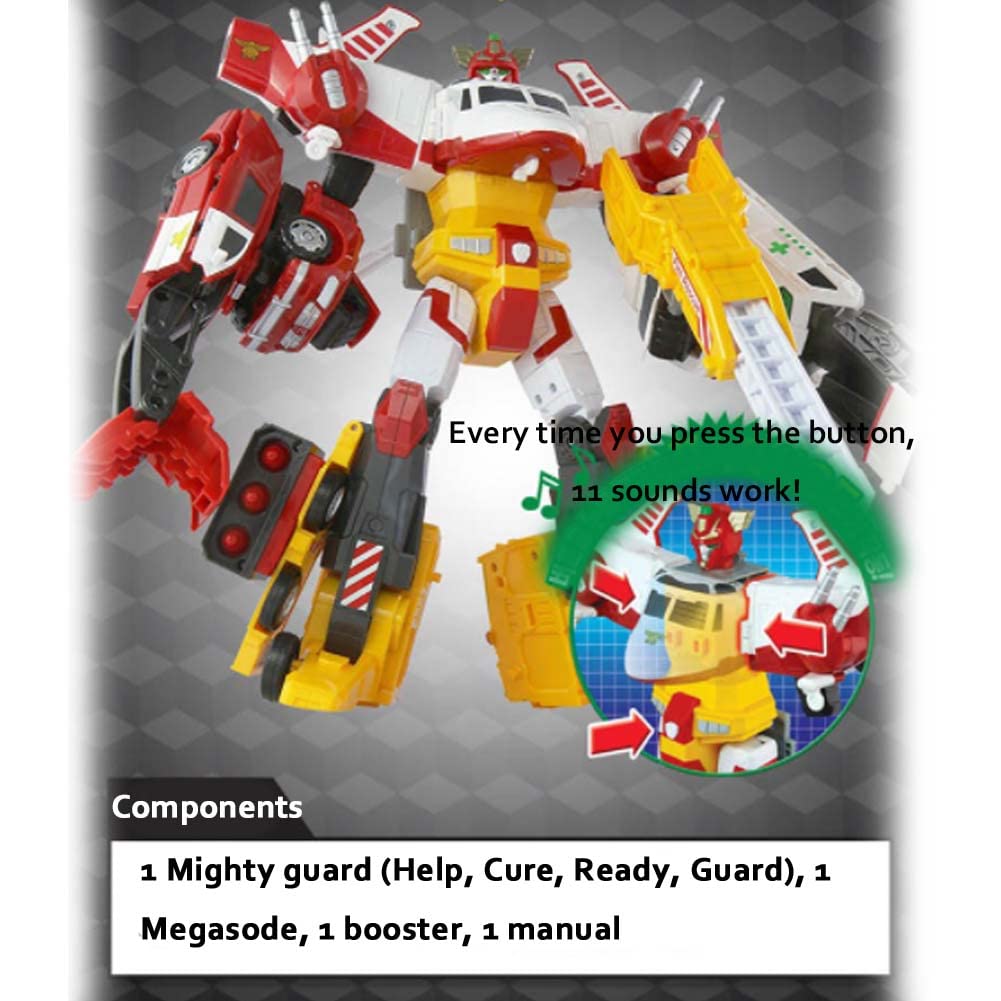 Amazon.co.jp: Hello Carbot Mighty Guard 4段複合ロボット