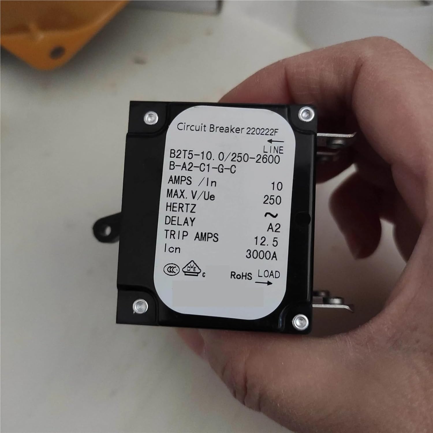 Generator Replacement Parts B2T5-10.0/250-2600 IN 10A Disconnect 2P