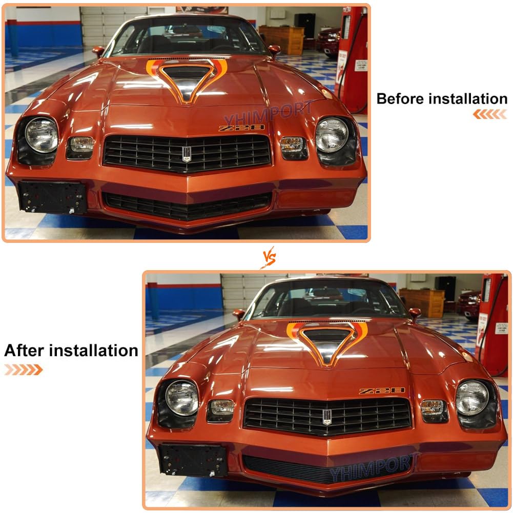 Camaro Heritage Grill Black Billet Grille Combo For 1978-1981 Chevy Camaro - 2-Piece Stainless Steel, Direct Fit 2013 Camaro Grill