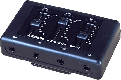 Azden cam-3on-camcorder Mini Audio Mixer