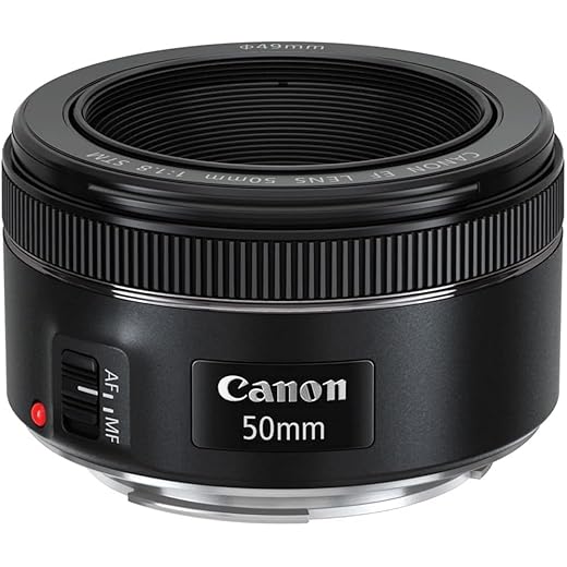 Canon EF 50mm f/1.8 STM Lens Bundle