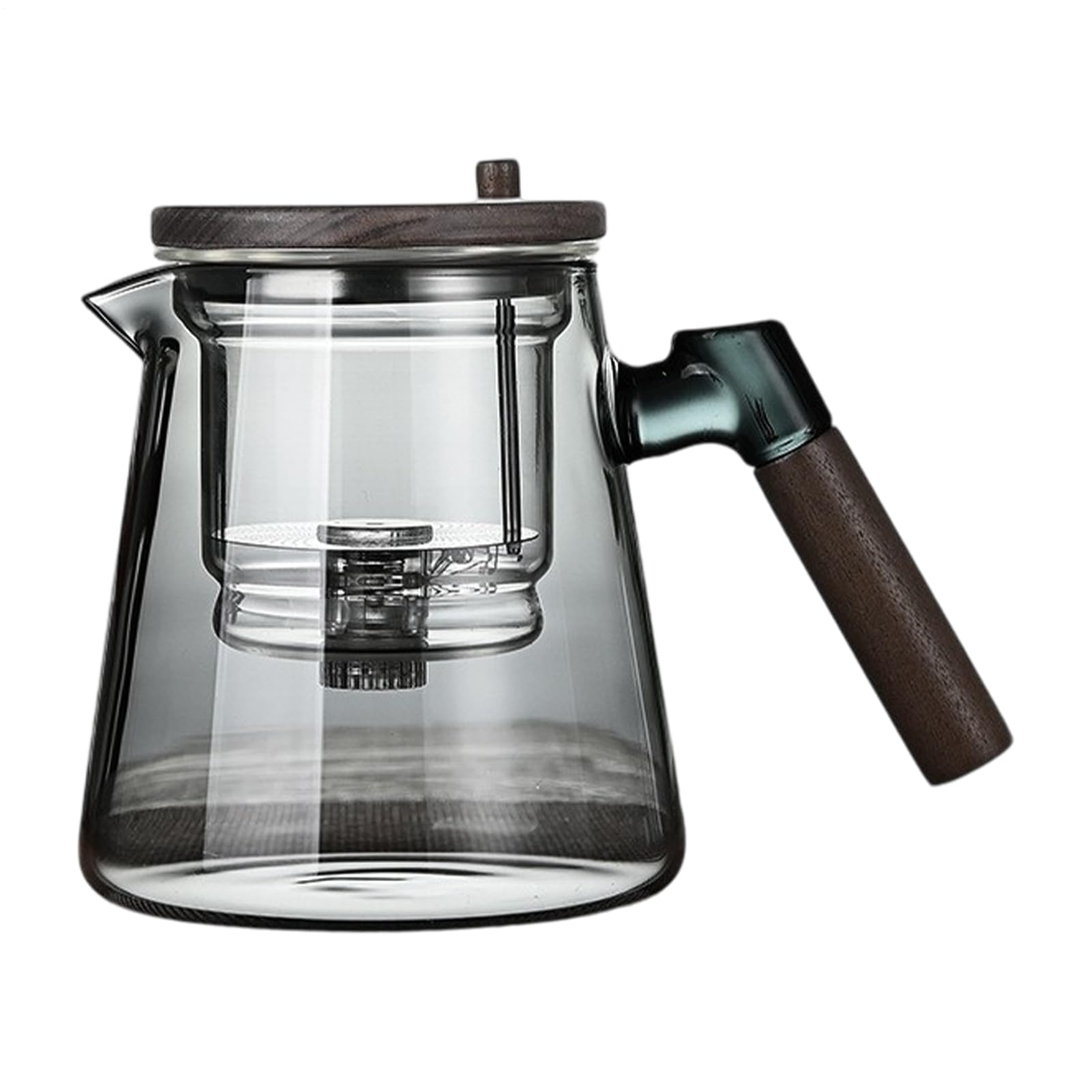 Enchantipot - Teiera da 750 ml con controllo della pressione e manico in legno