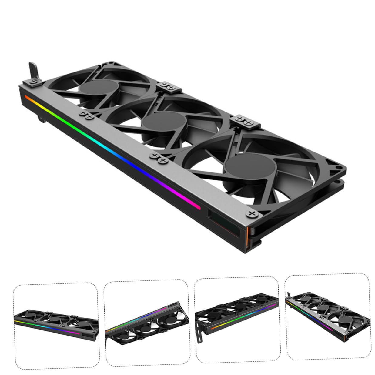 Argb Quiet Gpu Fan Cooler 5v Pcie Video Card Cooling Fan for Desktop PC Graphics Card Heat Dissipation