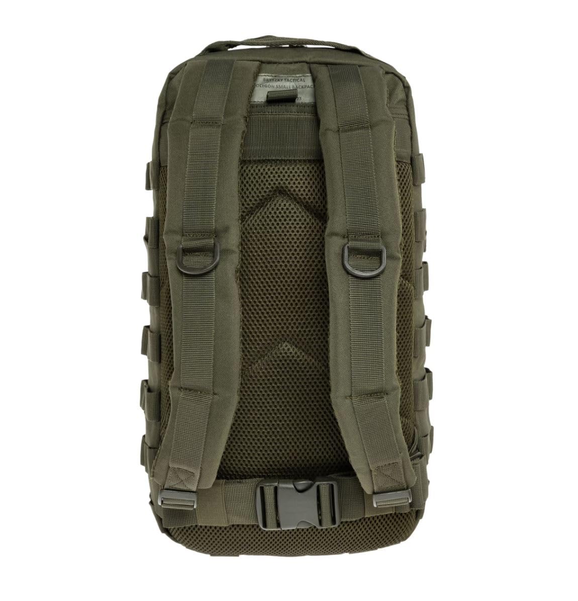 Tactical Polygon Small 20L Mochila Táctica – Oliva | Mochila Militar & Outdoor Hombre | Con Sistema MOLLE & Bolsillo para Depósito de Hidratación | Ideal para Senderismo, Deporte & Viaje