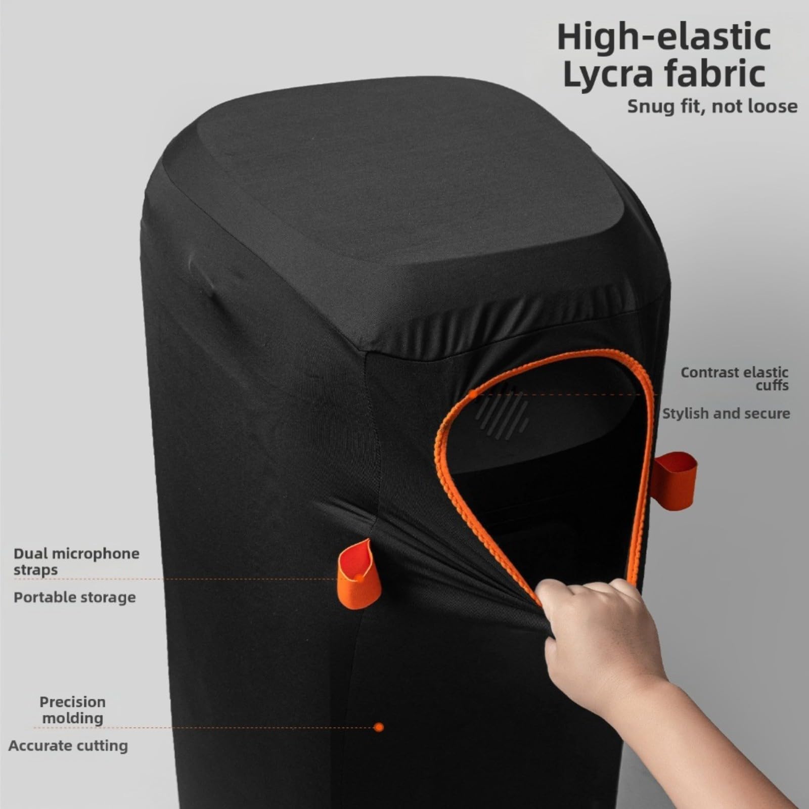 Schutzhülle für Jbl für Partybox 710/720, wasserdicht, staubdicht, für den Außenbereich, hohe Elastizität, Stoff, wetterbeständig, tragbares Audio-Zubehör