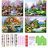 【Tolle Geschenkidee】: 5D diamond painting set Malerei hat einen starken dekorativen und einzigartigen künstlerischen Charme, perfekte DIY Geburtstagsgeschenk, Weihnachtsgeschenk ein Preisgeschenk für Eltern, Kind, Liebhaber, Freunde und so weiter