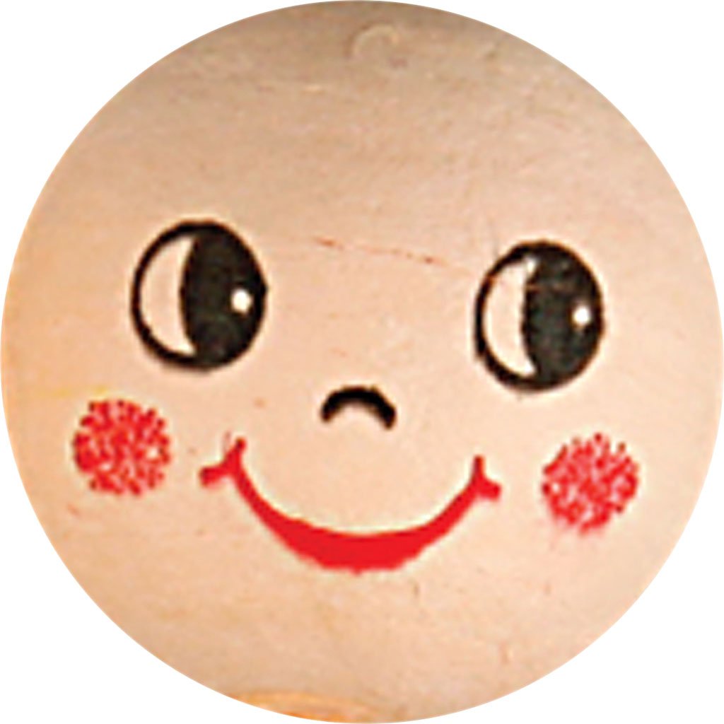 Creativ 542220 Craft Faces in Cotton, D: 22 mm, Cotton, (Pack of 10)