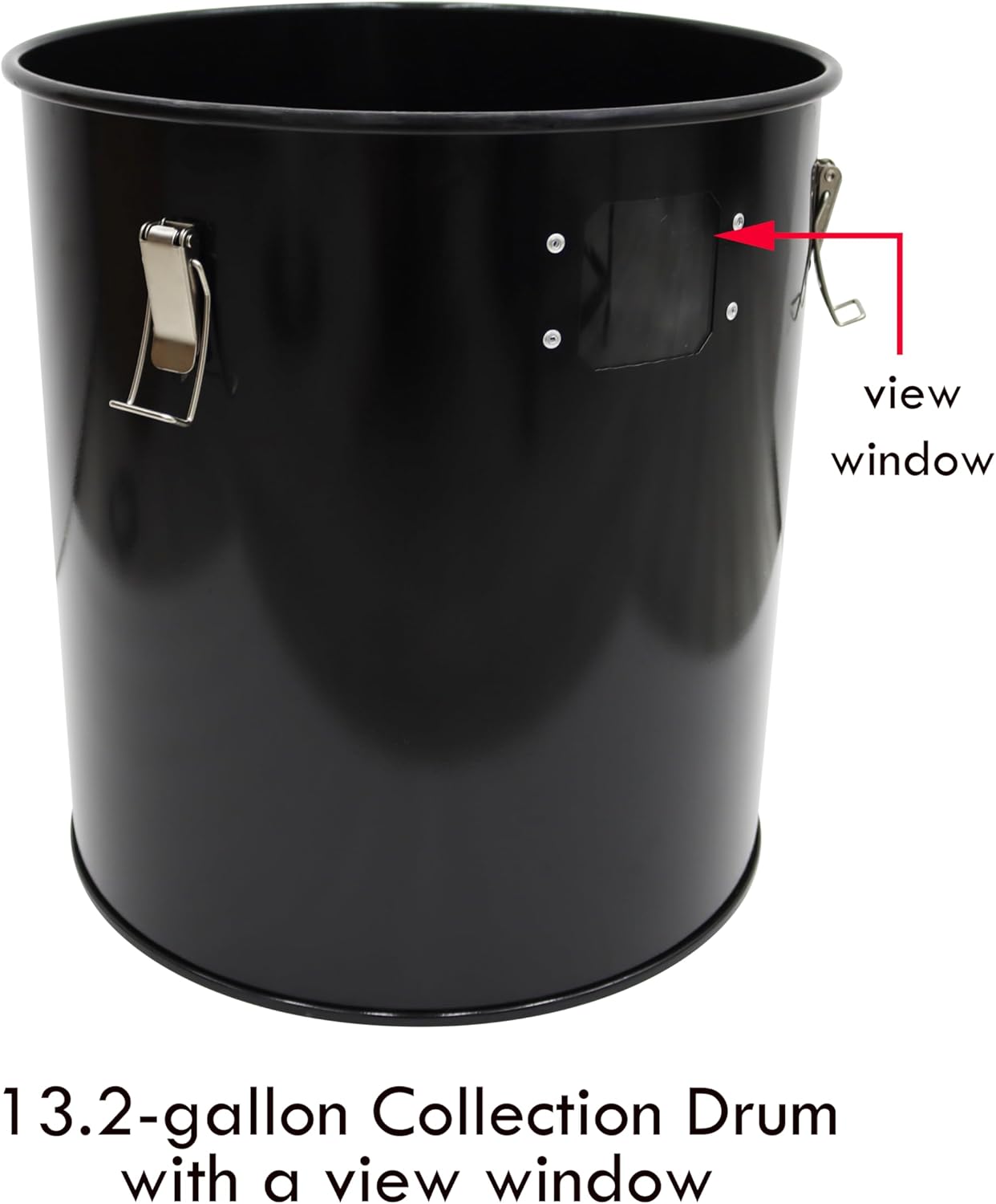 TECHTONGDA Cyclone Dust Separator 3.94inch Outlet for Vacuum Dust Collector Extractor Filter Woodworking with 13.2 Gallon Collection Drum