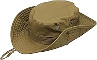 Vista 21 de Sombreros de sol para hombres y mujeres, sombrero de cubo UPF 50+, sombrero Boonie plegable, protección UV, senderismo, playa, pesca, safari
