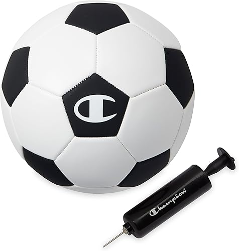 Miniatura 21 de Champion Balón de fútbol para jóvenes y adultos - Acabado mate, diseño de 32 paneles, control mejorado, tamaños cubierta de PVC, tamaños 3, 4 y 5