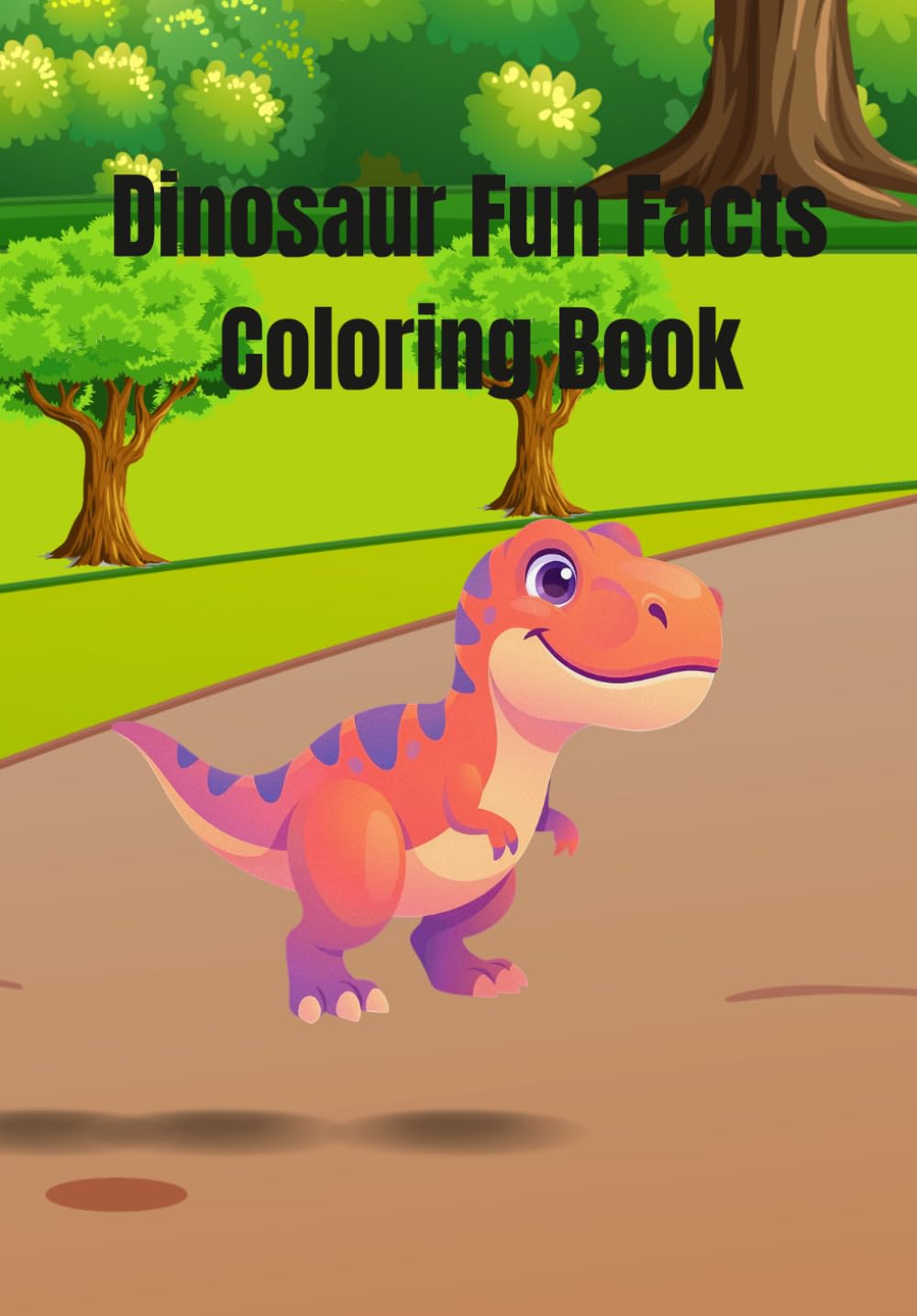 Dinosaur Fun Facts Coloring Book