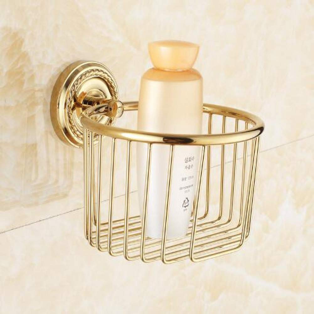 Porta Carta Igienica Portarotolo In Ottone Massiccio Anticato Cestino Per Il Bagno Mensola Per Il Bagno Shampoo Storage Wall Mount Accessori Per Il Bagno Portarotolo