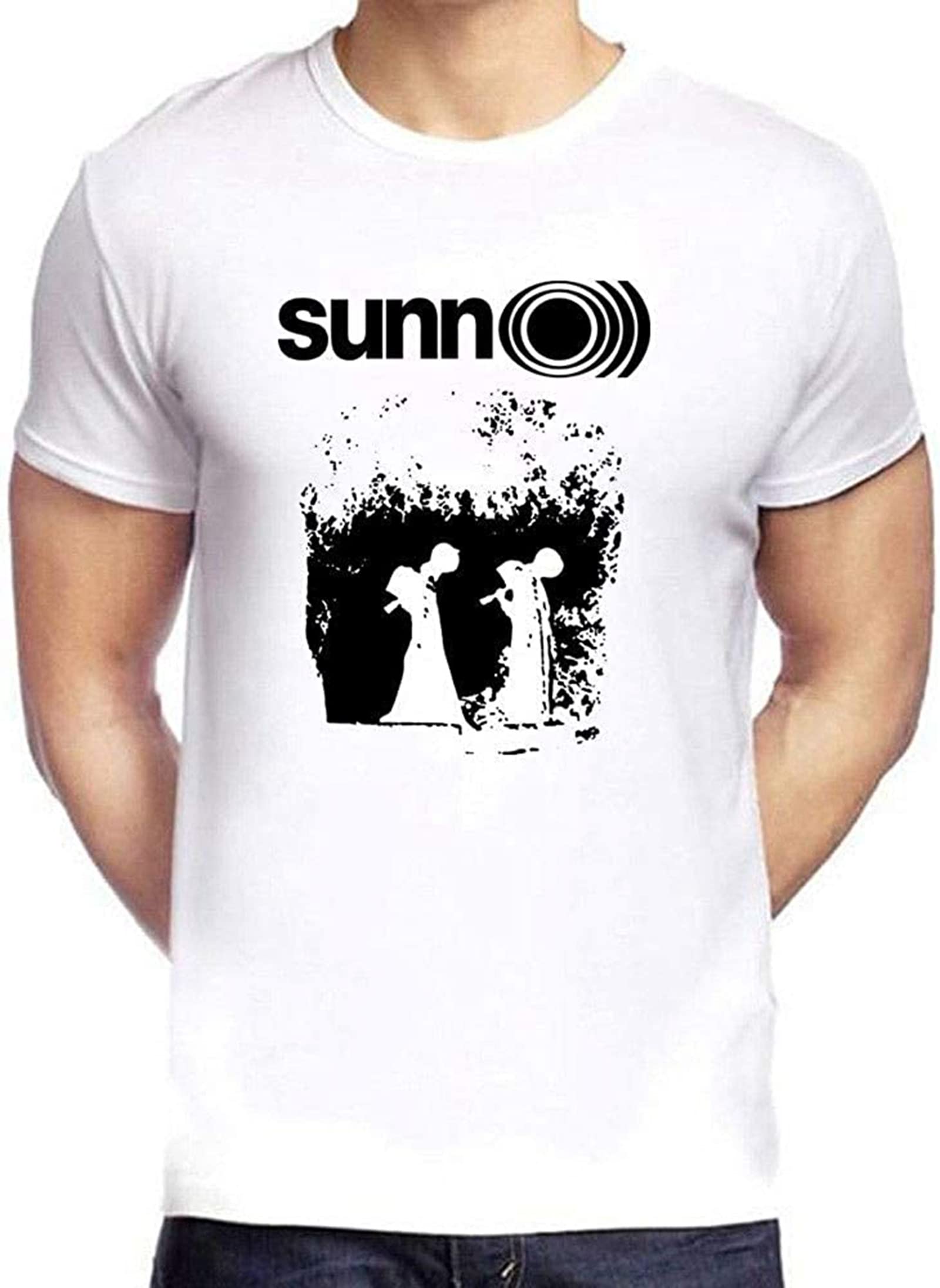interi Sunn O Doom Black Metal Band Sunn O Doom Black Metal Band T-Shirt White XL