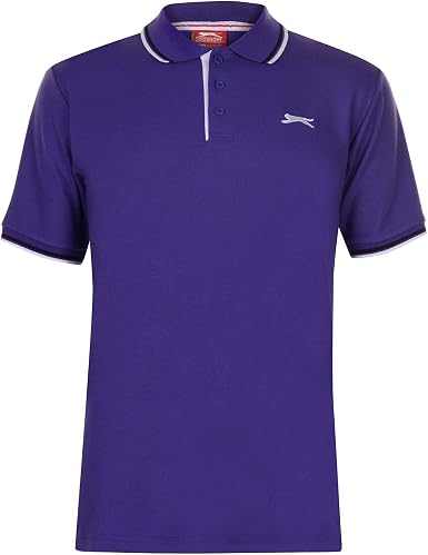 Slazenger Mens Tipped Polo T Shirt 